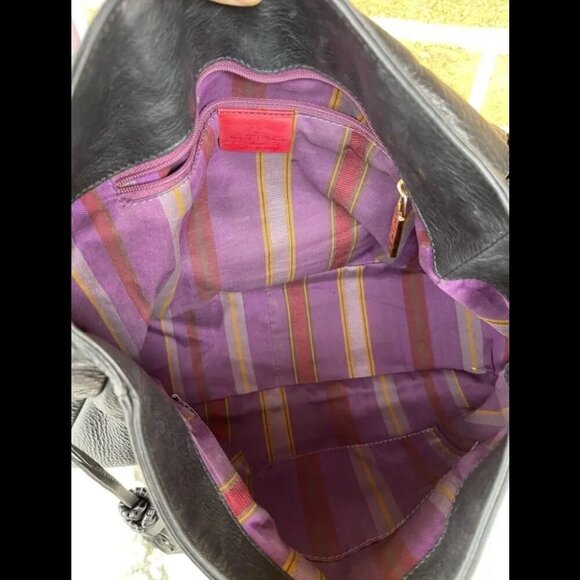 ETRO studded flap leather handbag - Picture 10 of 16